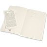 Блокнот MOLESKINE VOLANT LARGE, нелинованный, синий/желтый янтарный QP723B41M17